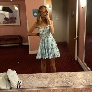 urban outfitters holographic mini dress